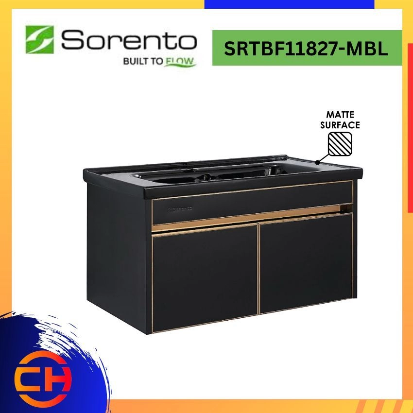 SORENTO BASIN CABINET SRTBF11827-MBL 3 IN 1 BATHROOM FURNITURE 