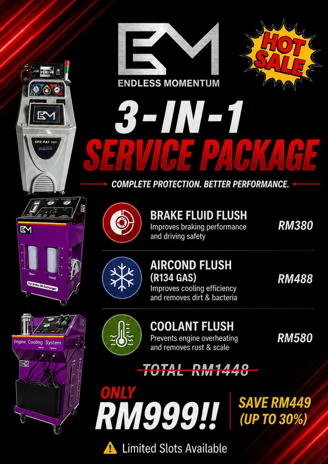 3-In-1 Service Package