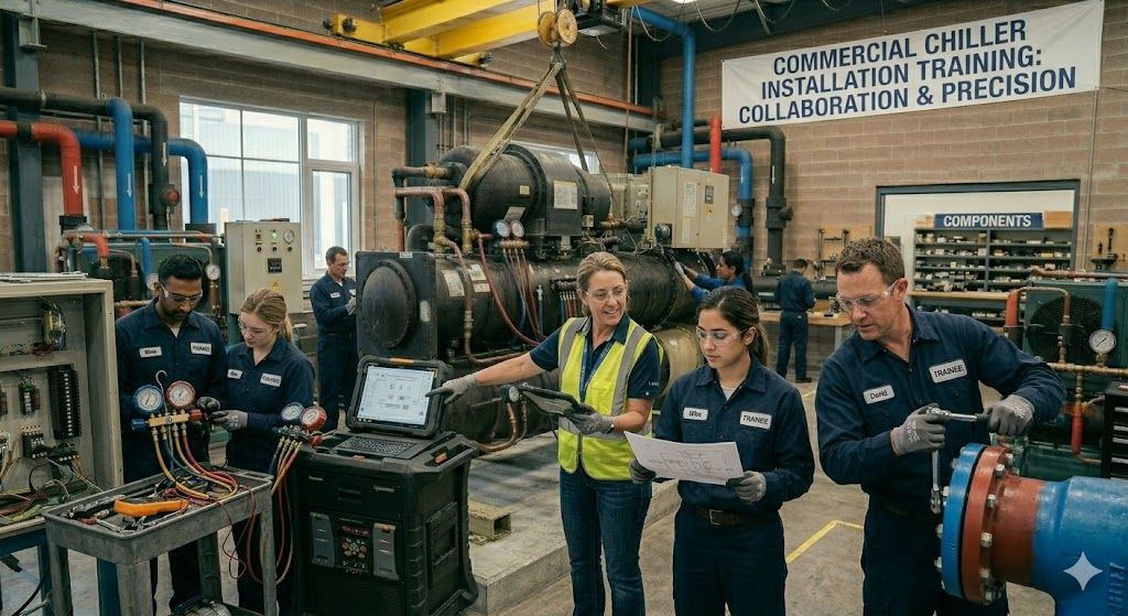 Commercial chiller installation training