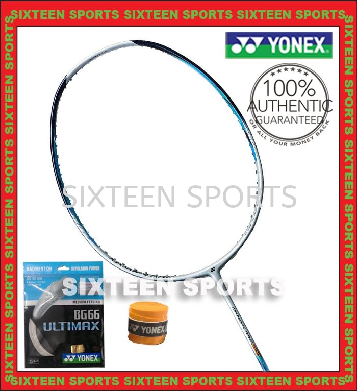 Yonex Nanoflare 600 Badminton Racket (C/W Yonex BG66 UM string & Ac102 Overgrip)