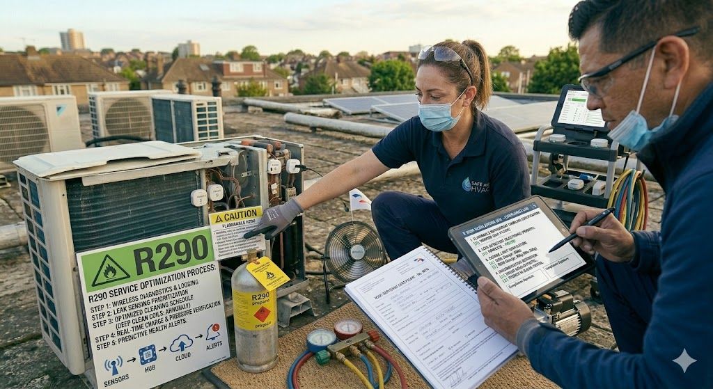 R290 HVAC servicing regulationss