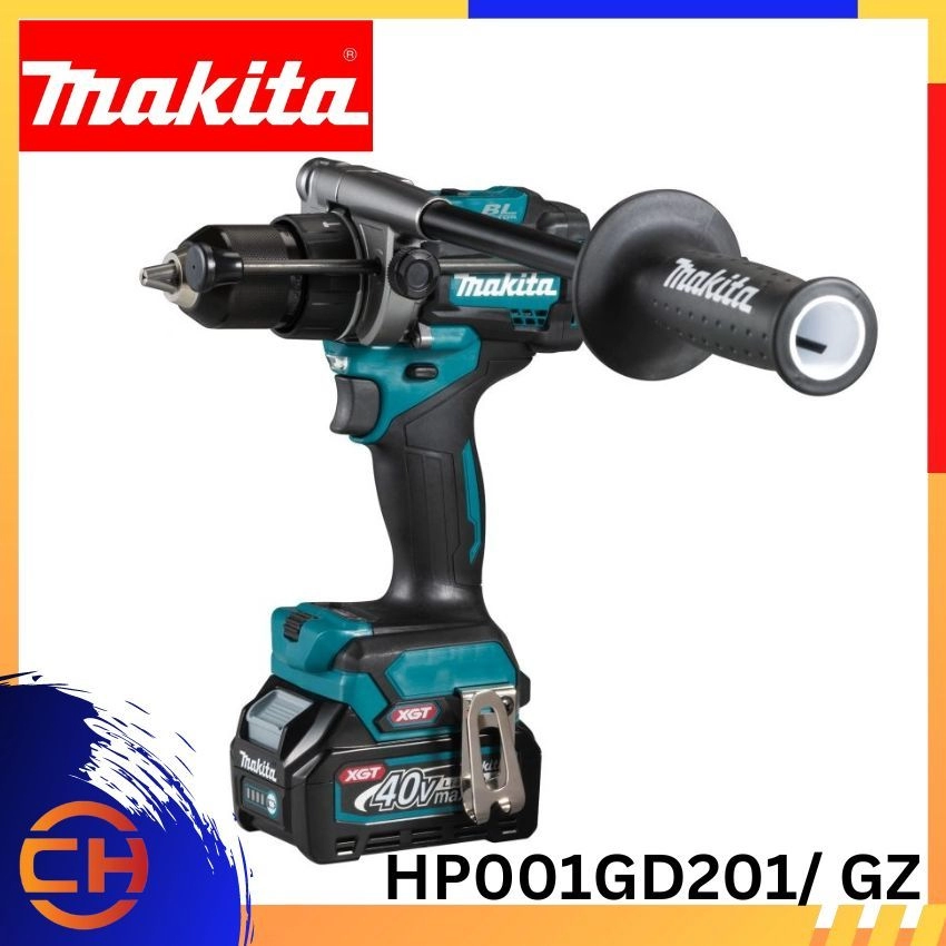 Makita HP001GD201/ GZ 13 mm (1/2") 40Vmax Cordless Hammer Driver Drill