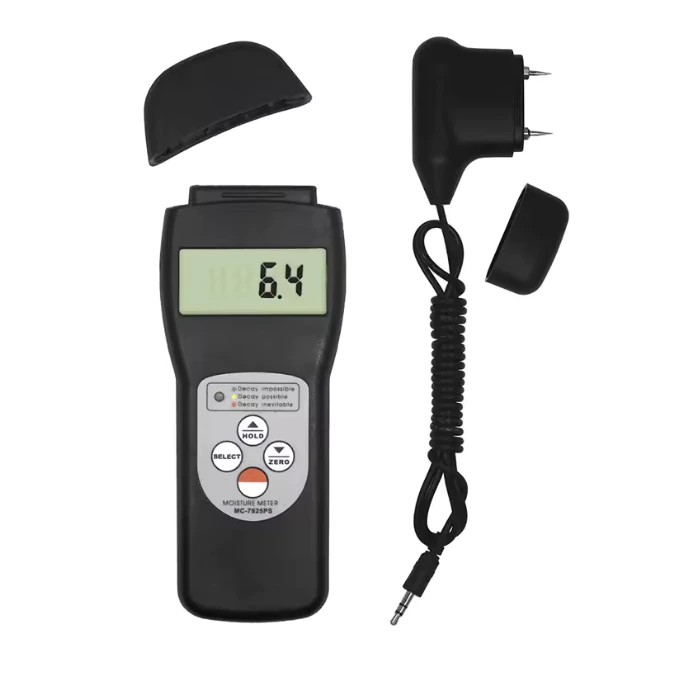 Landtek MC7825PS Inductive Pins Wood Moisture Meter Tester Scanner 80