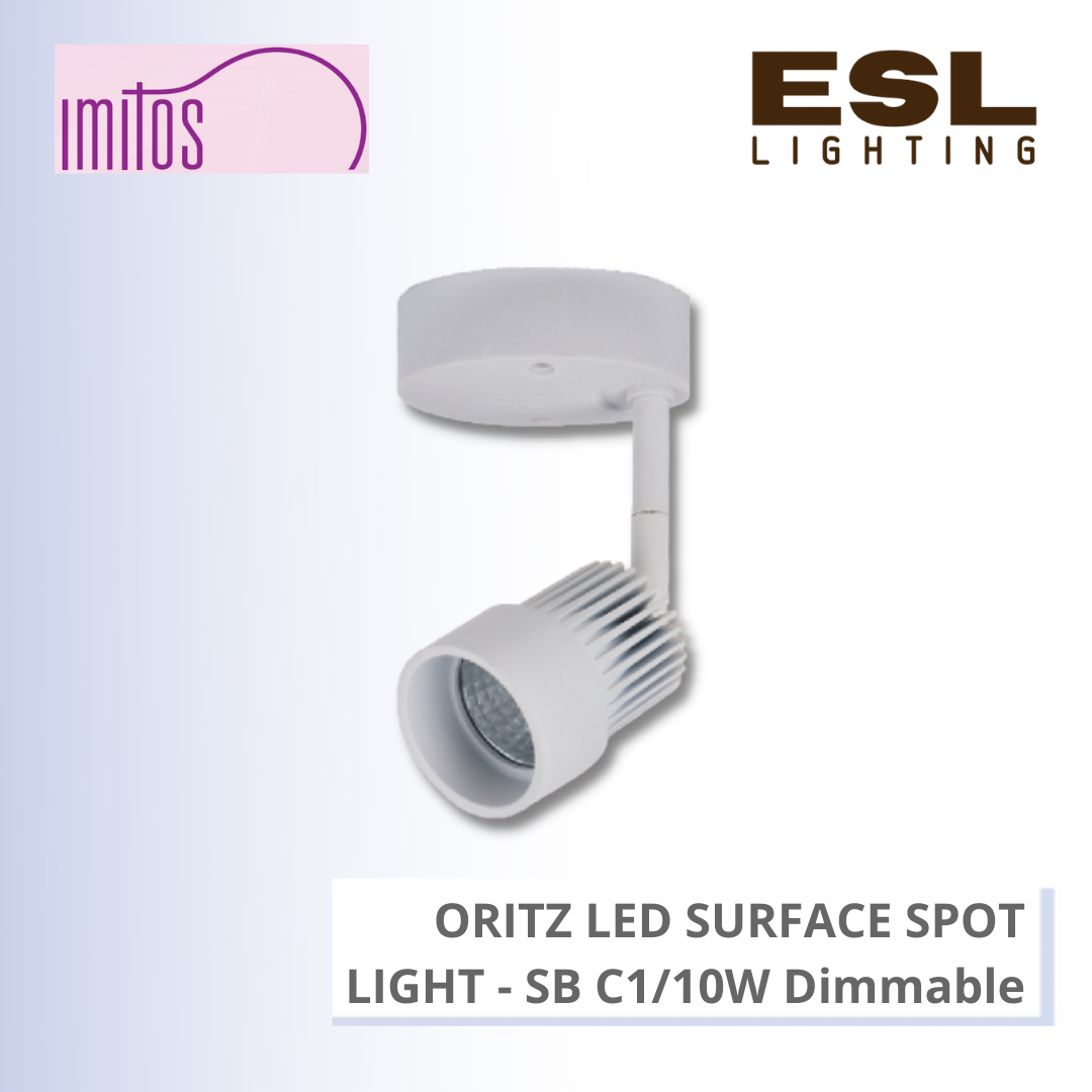 IMITOS ORITZ LED SURFACE SPOT LIGHT 10W - SB C1/10W Dimmable