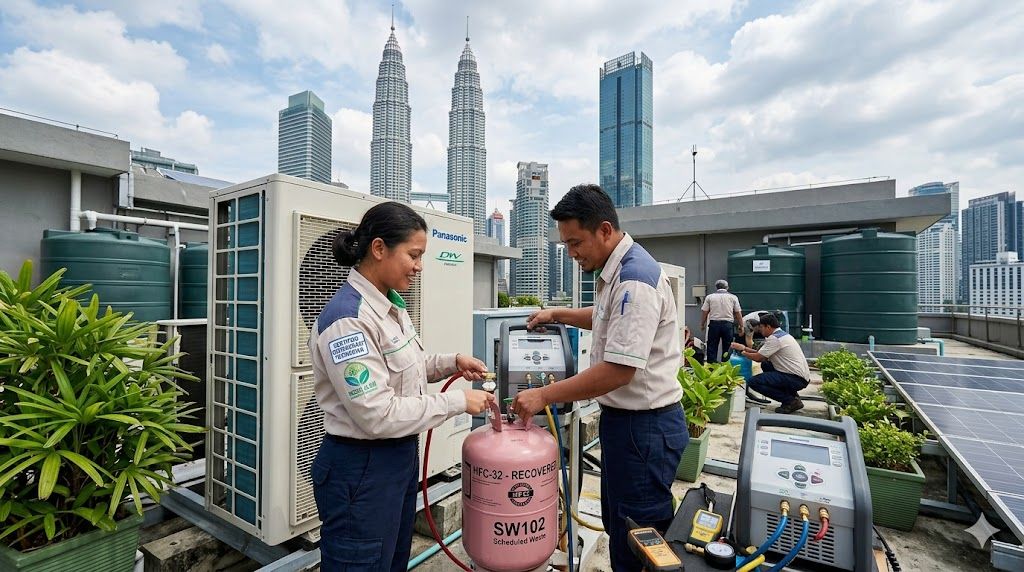 sustainable refrigerant containment practices Malaysia