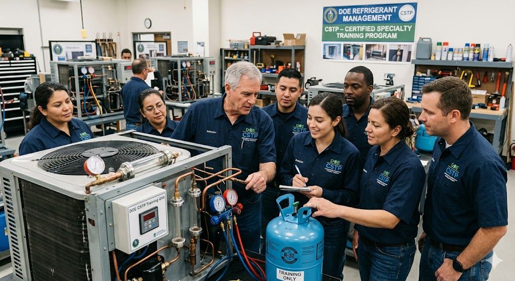DOE refrigerant training program CSTP