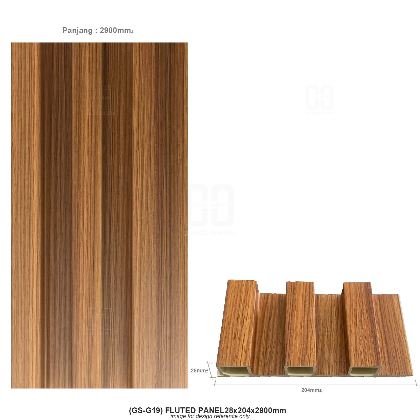 (GS-G19) FLUTED PANEL 28x204x2900mm