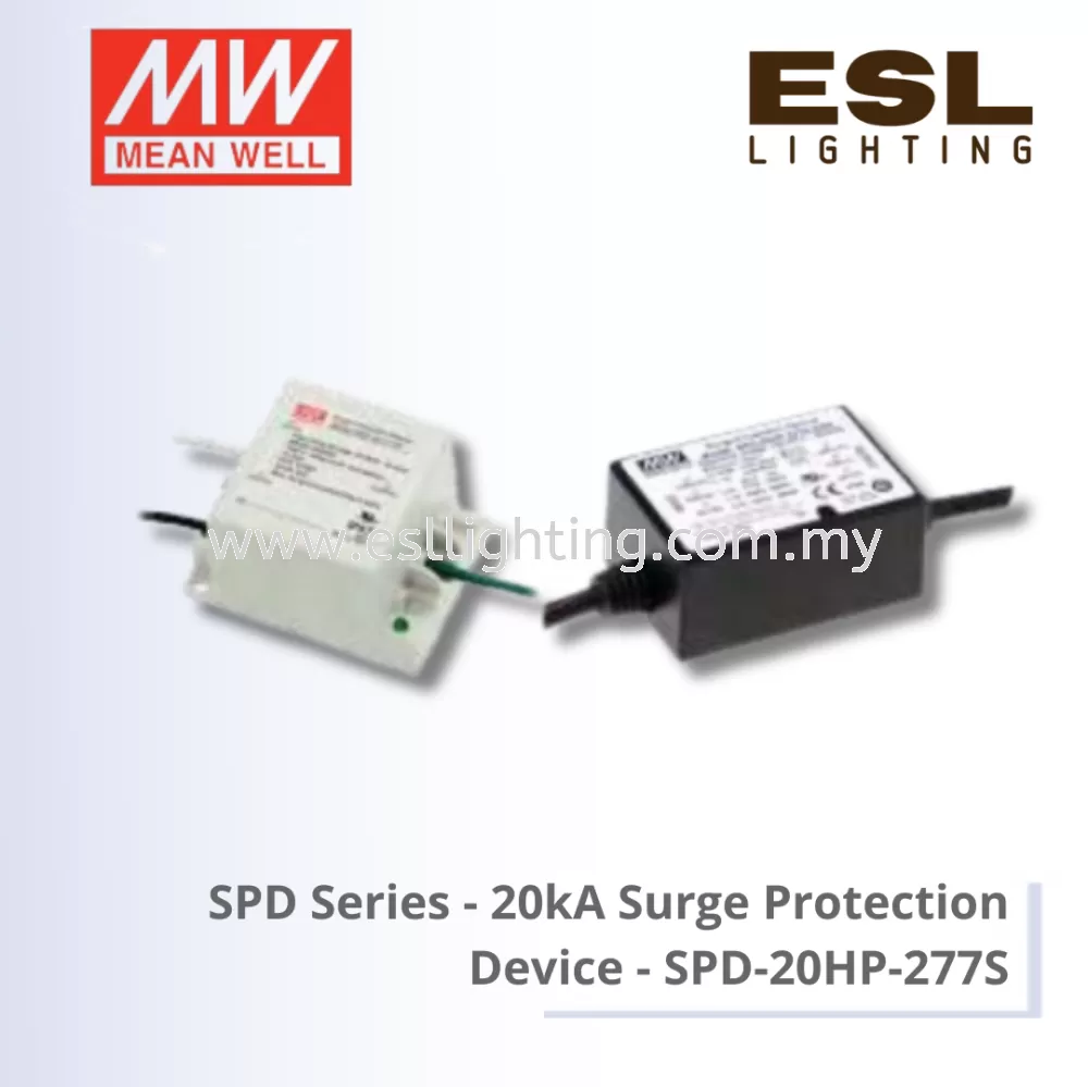 MEANWELL SPD Series 20kA Surge Protection Device - SPD-20HP-277S