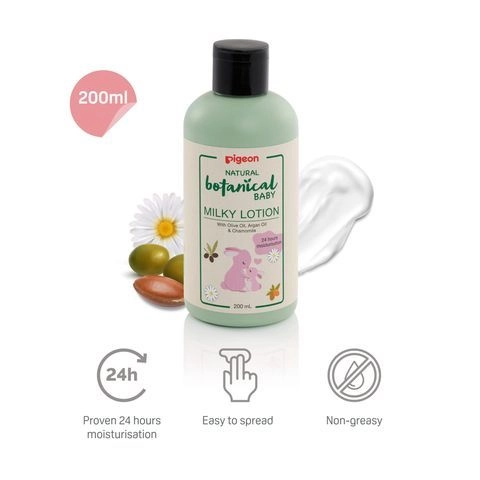 PIGEON NATURAL BOTANICAL BABY MILKY LOTION