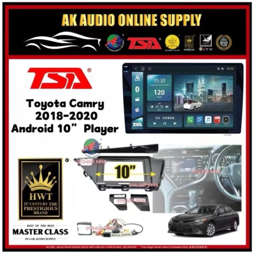 🆕1K Screen 2+32GB 4G 8-CORE🆕TSA Toyota Camry 2018 - 2020 Android 10'' inch CarPlay/DSP/BLU-RAY Car Player