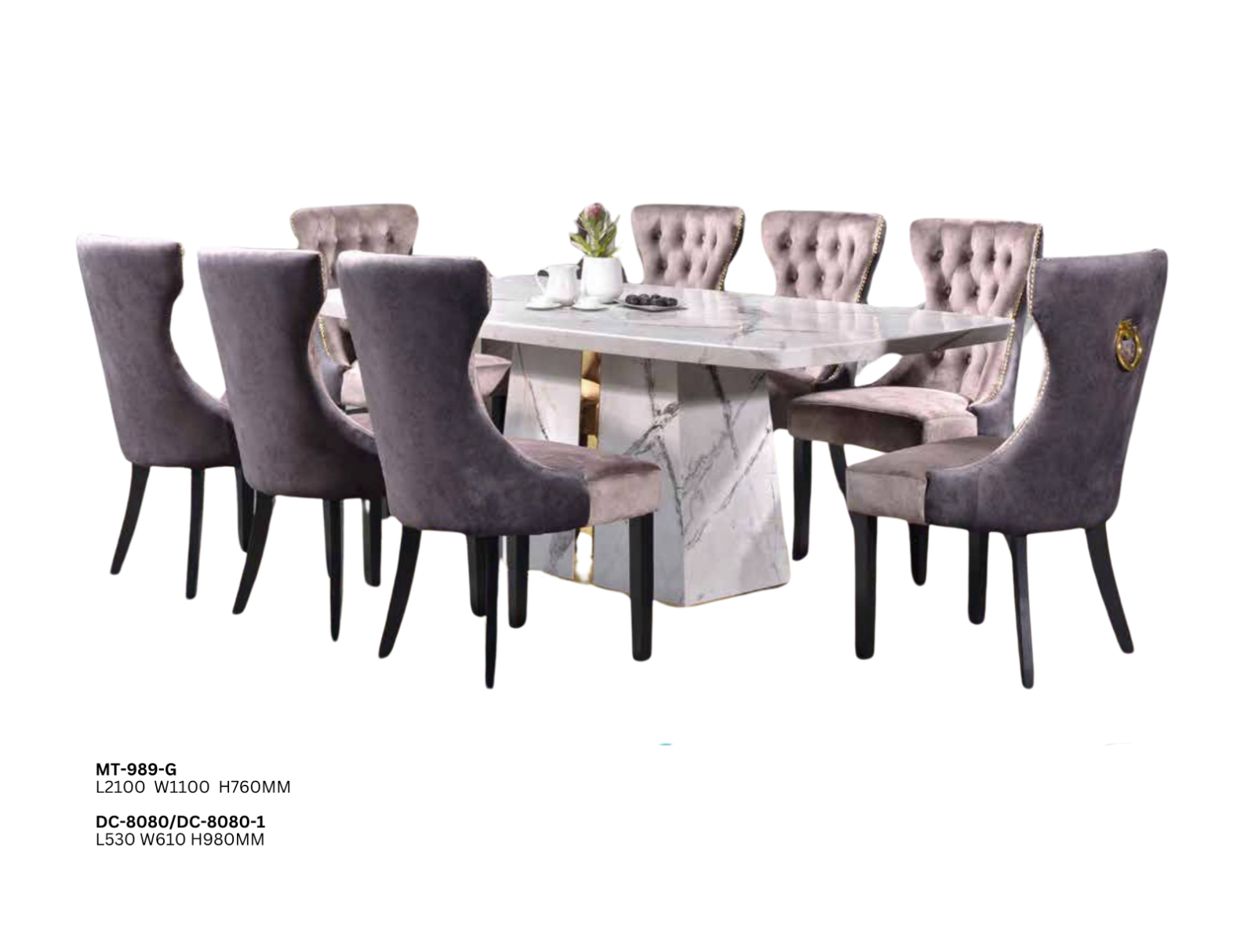 DINING SET (PLZ MT-966-G)