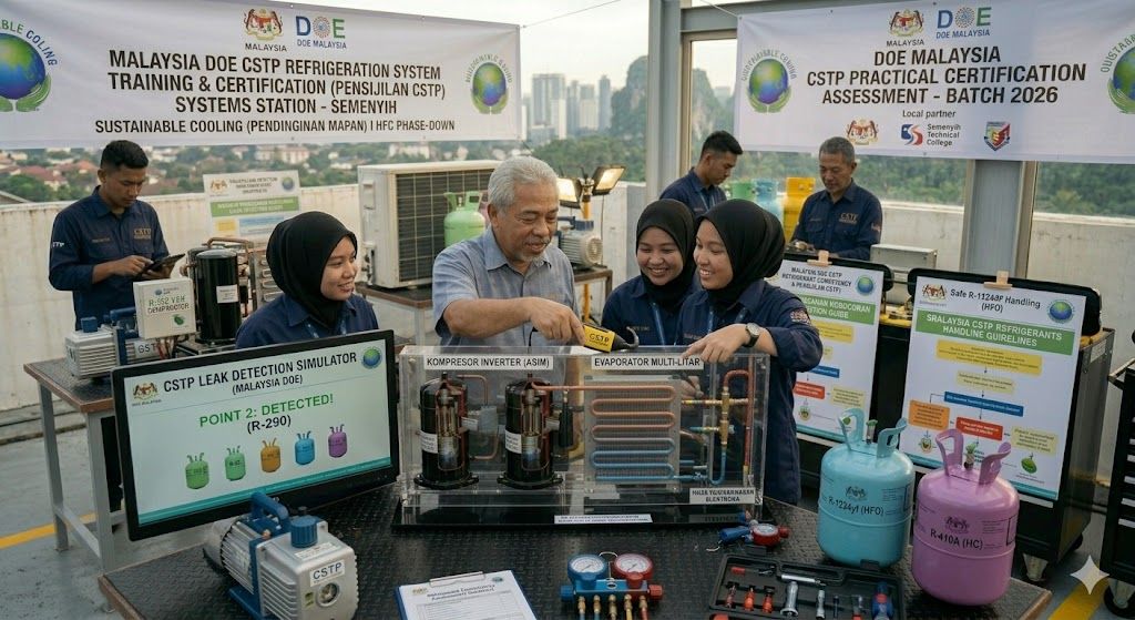 CSTP refrigerant leak detection training Malaysia