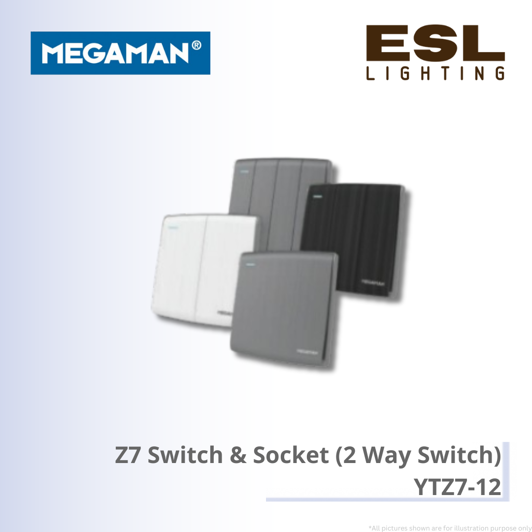 MEGAMAN Z7 Switch&Socket 2 Way Switch - YTZ7-12