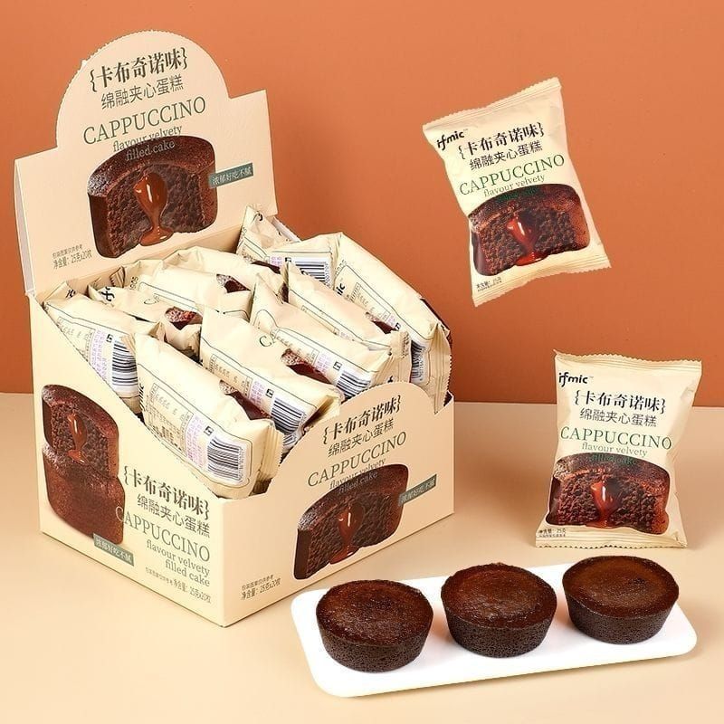 卡布奇诺夹心蛋糕CAPPUCCINO CAKE 25G[20PACK/BOX][12BOX/CTN]