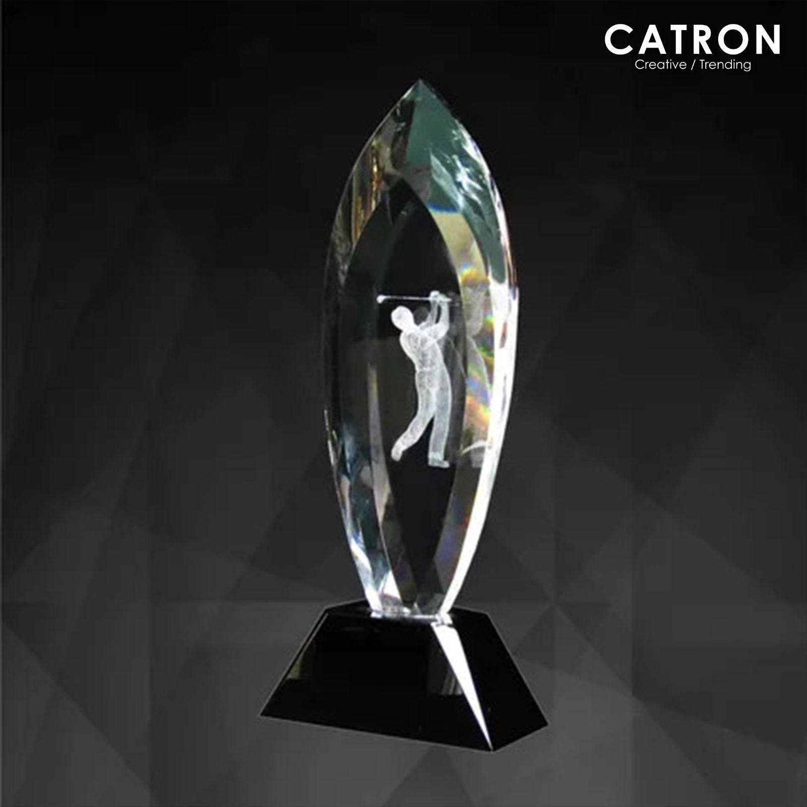 9042 - CRYSTAL TROPHY
