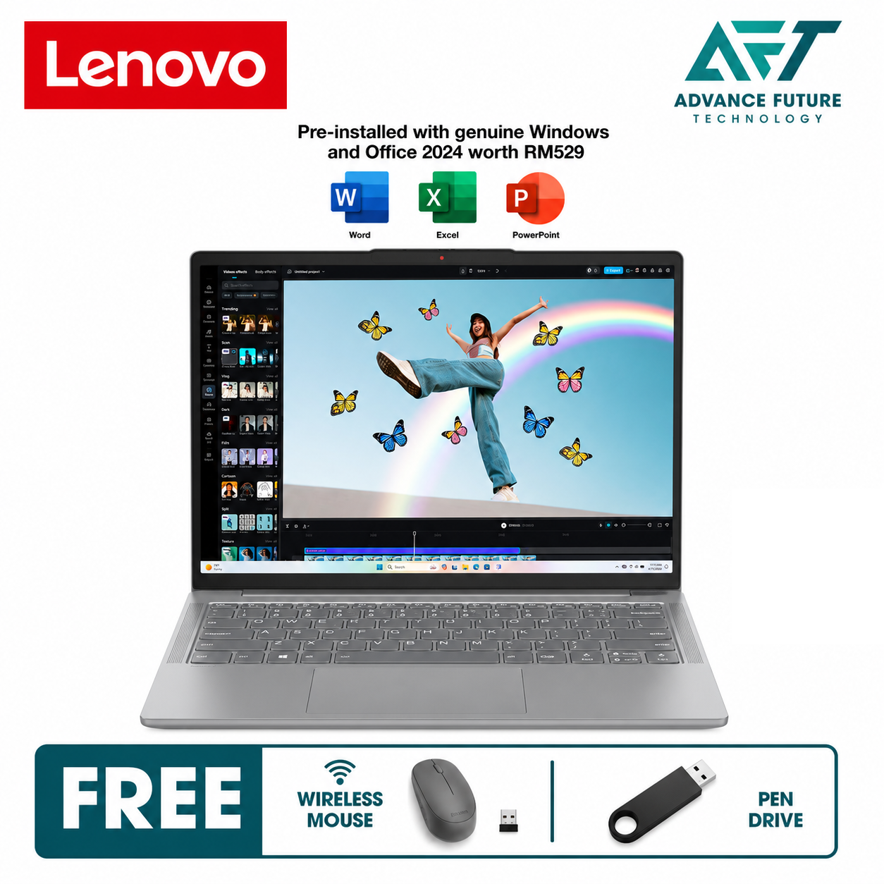 Lenovo IdeaPad Slim 5 14AKP10 83HX0095MJ 14" WUXGA Laptop Luna Grey ( AMD Ryzen AI 5 330, 16GB, 512GB SSD, ATI, W11, H&S 2024&M365 )