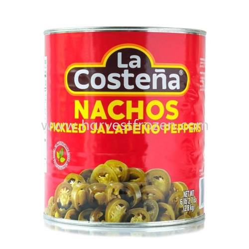 LA COSTENA NACHO PICKLED JALAPENO PEPPERS 2.8KG