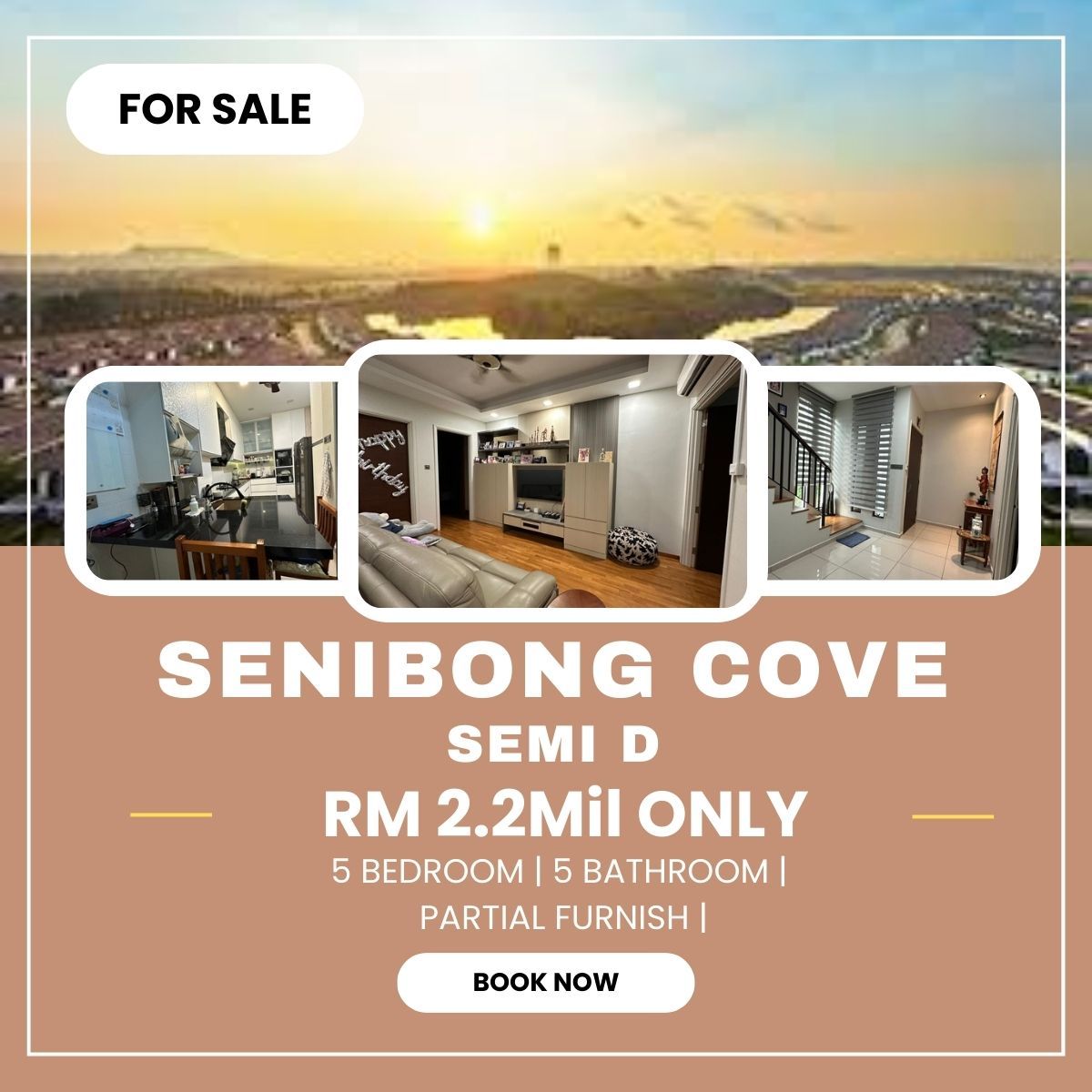SENIBONG COVE, 2 STOREY SEMI-D @ WATEREDGE RESIDENCES , Johor Bahru, Johor