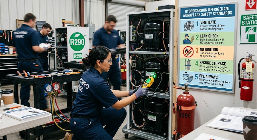 hydrocarbon refrigerant workplace safety standards