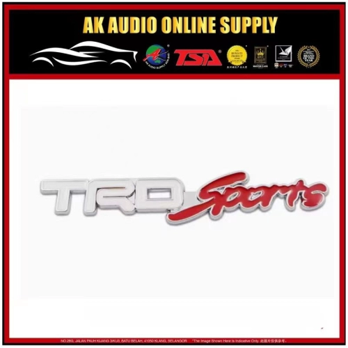 Toyota TRD Sports Metal Emblem - A12578