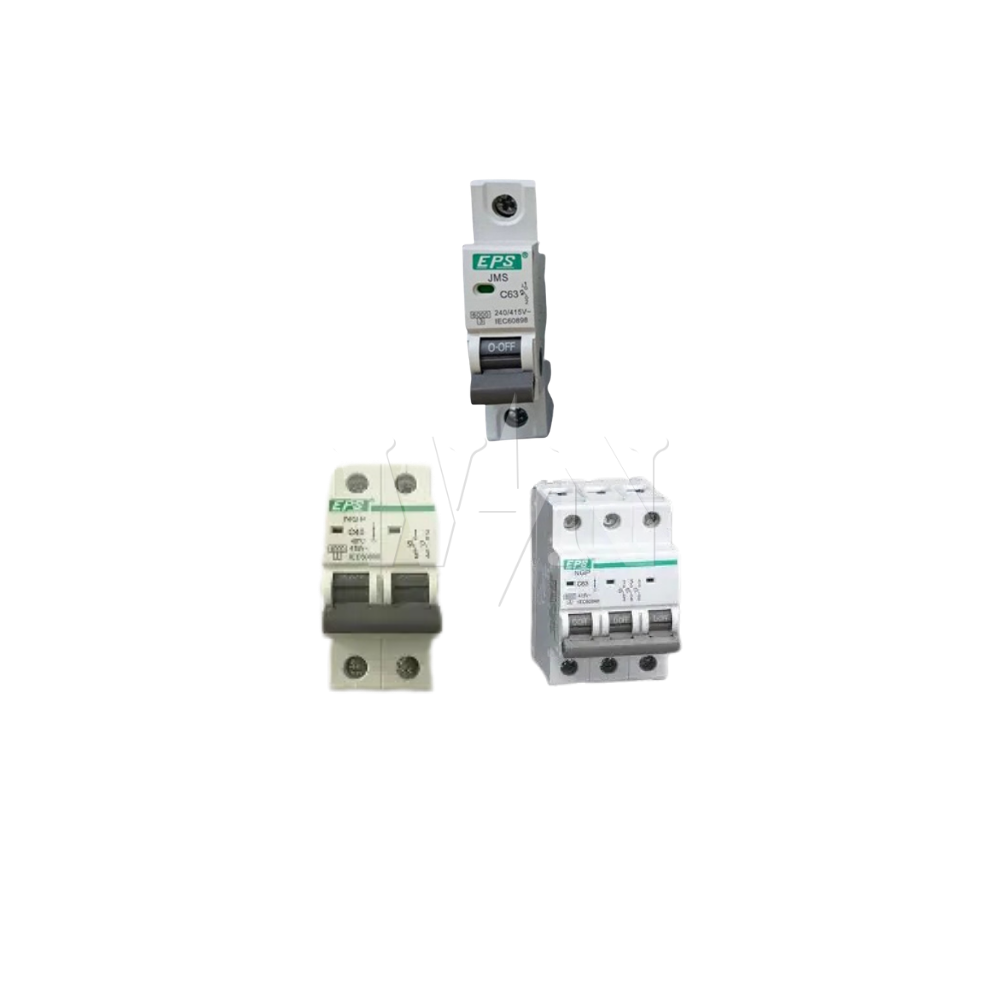 EPS MCB 4.5KA 1/2/3 POLE 6-63A
