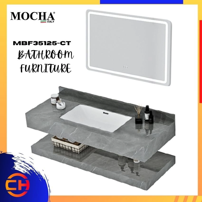 MOCHA MBF35125-CT MARBLE SERIES BATHROOM FURNITURE 