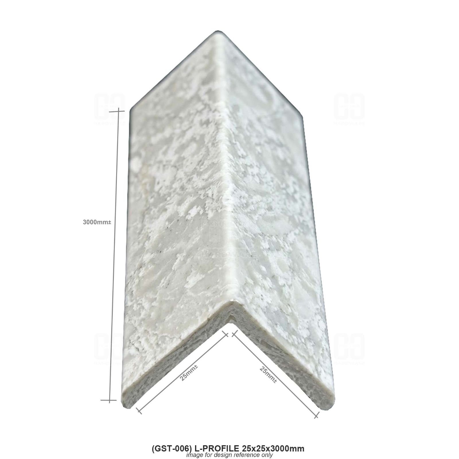(GST-006) L-PROFILE 25x25x3000mm