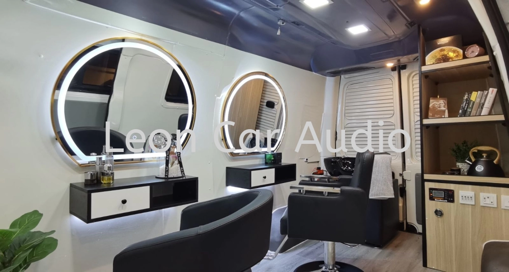 Malaysia first hair beauty salon mobile Van Vehicle
