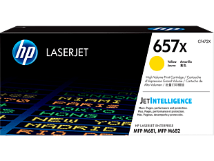 HP 657X High Yield Yellow Original LaserJet Toner Cartridge CF472X