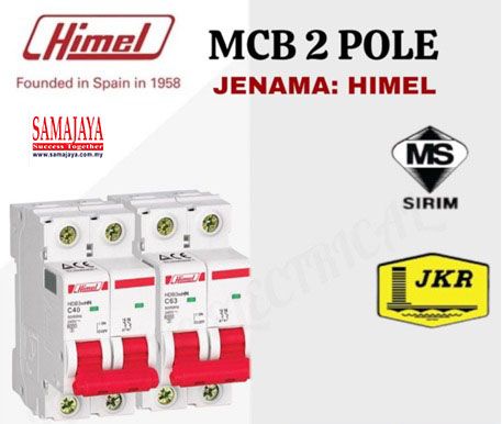 Himel 40A 2 Pole MCB
