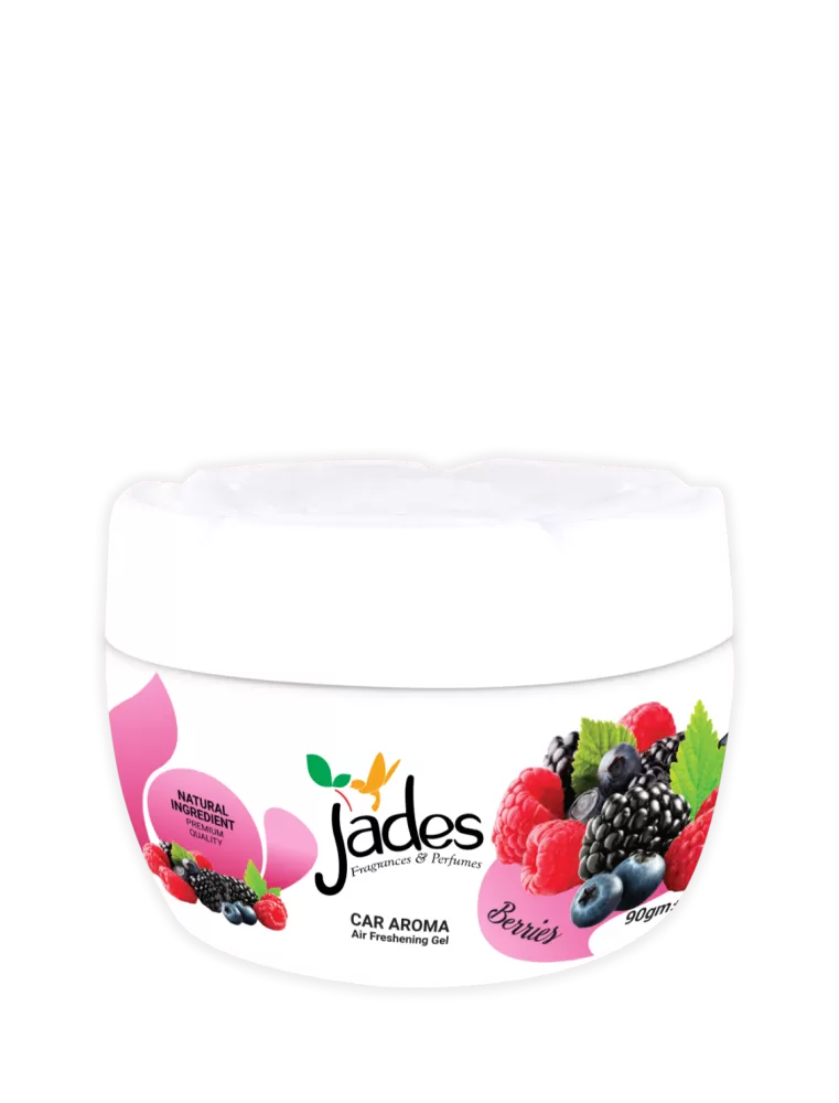 Jades Car Aroma Gel 90gm - Berries (Air Freshener Car)