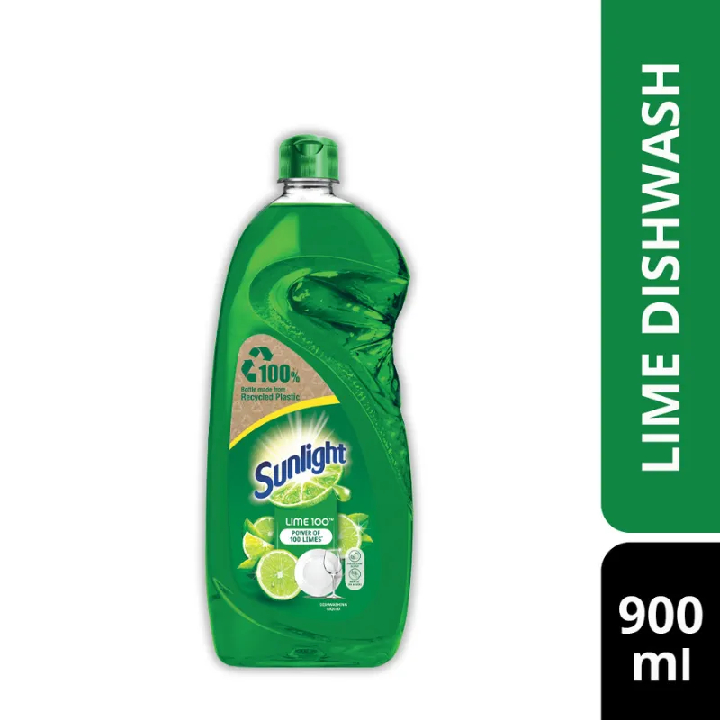 SUNLIGHT LIME HAND DISHWASHING LIQUID (12 X 800ML)