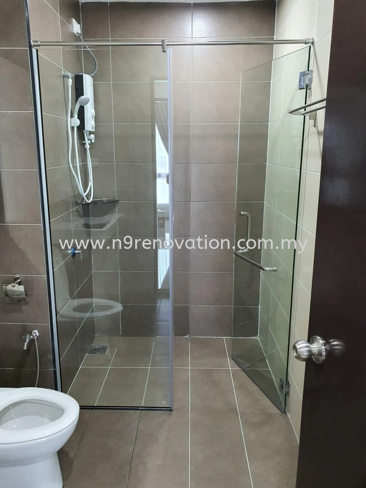 Shower Screen Tempered Glass