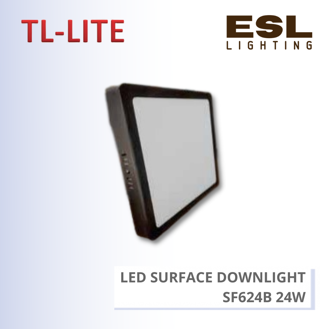 TL-LITE DOWNLIGHT - LED SURFACE DOWNLIGHT (BLACK) - 24W - SF624B