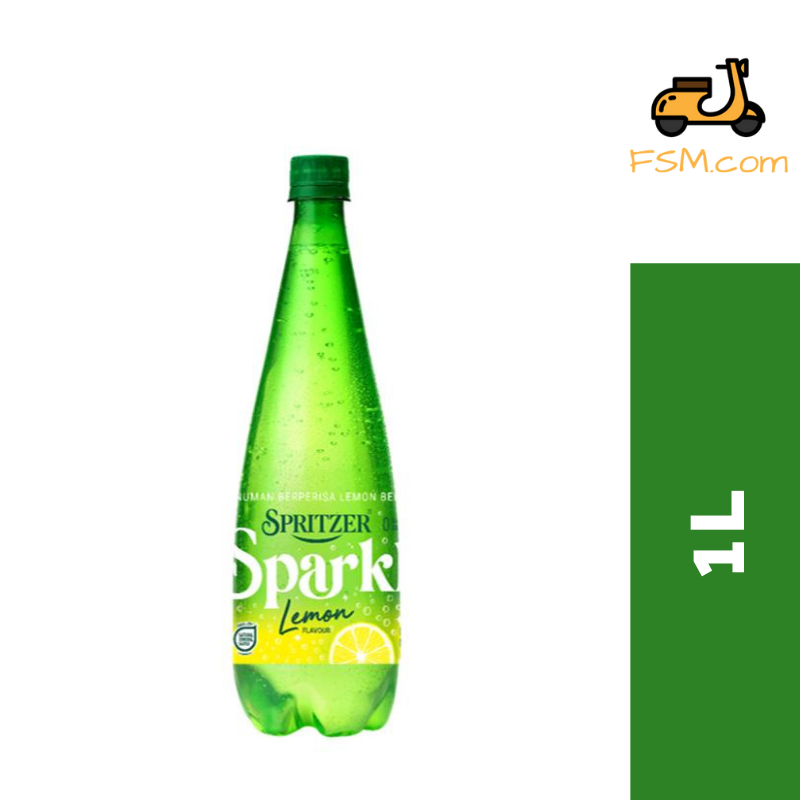 Spritzer Sparkling Mineral Water - Lemon 1L (12bottles)