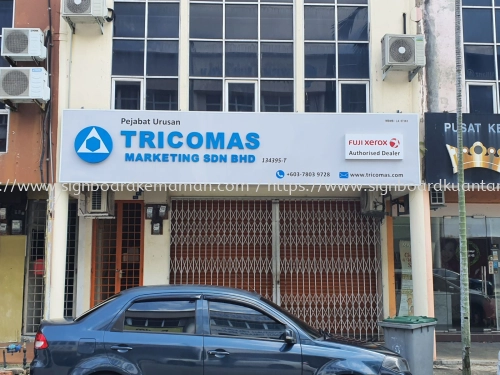 TRICOMAS EG BOX UP 3D LETTERING SIGNBOARB IN TEMERLOH 