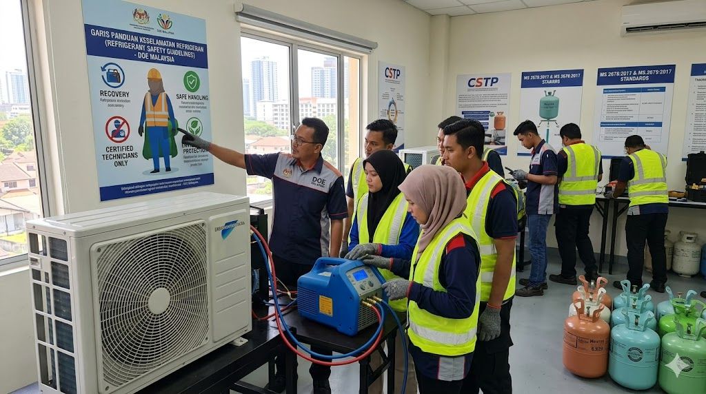 refrigerant safety compliance Malaysia DOE