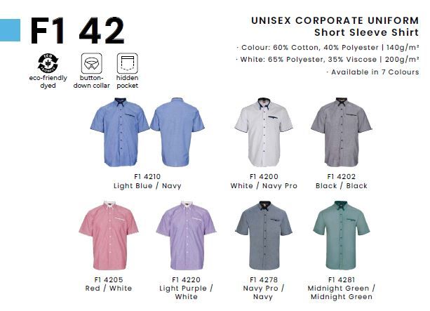 F1 42 - CORPORATE UNIFORM