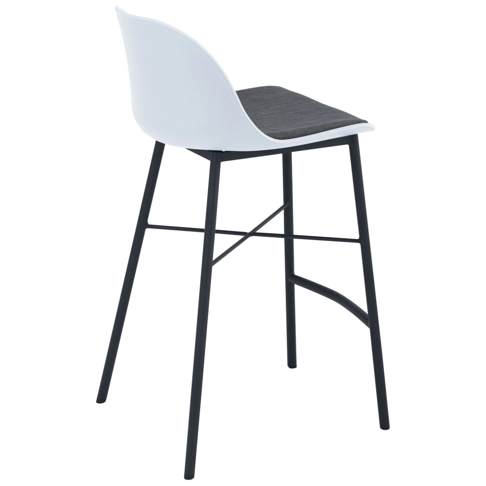 Laxmi Barstool - White (69.5cm Seat Height)