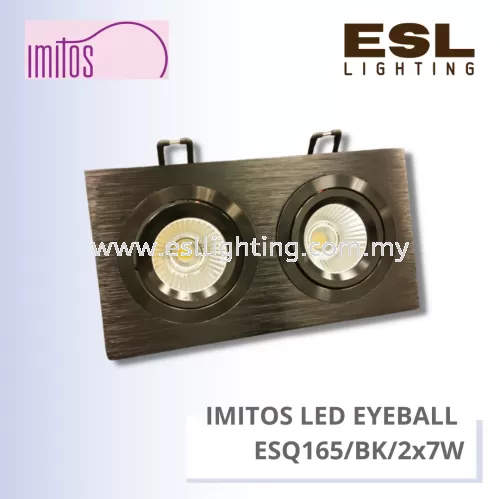IMITOS LED EYEBALL 2x7W - ESQ165/BK/2x7W