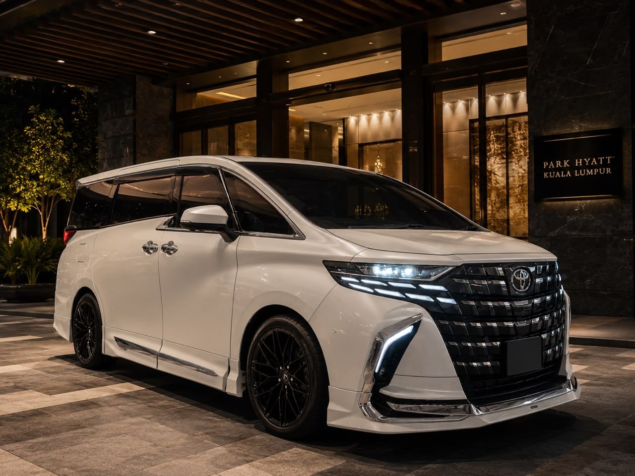 Alphard AGH40 Chauffeur Service within KL (10Hours)