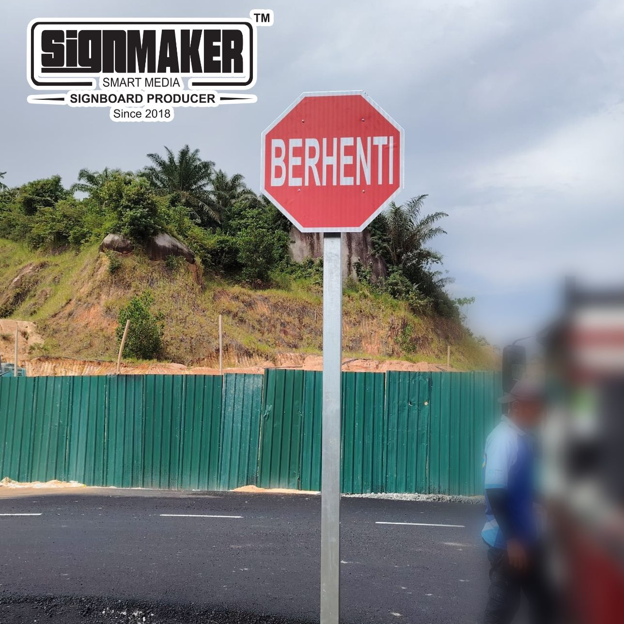Papan Tanda BERHENTI