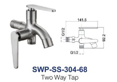 SWP-SS-304-68  Two Way Tap - SUS304