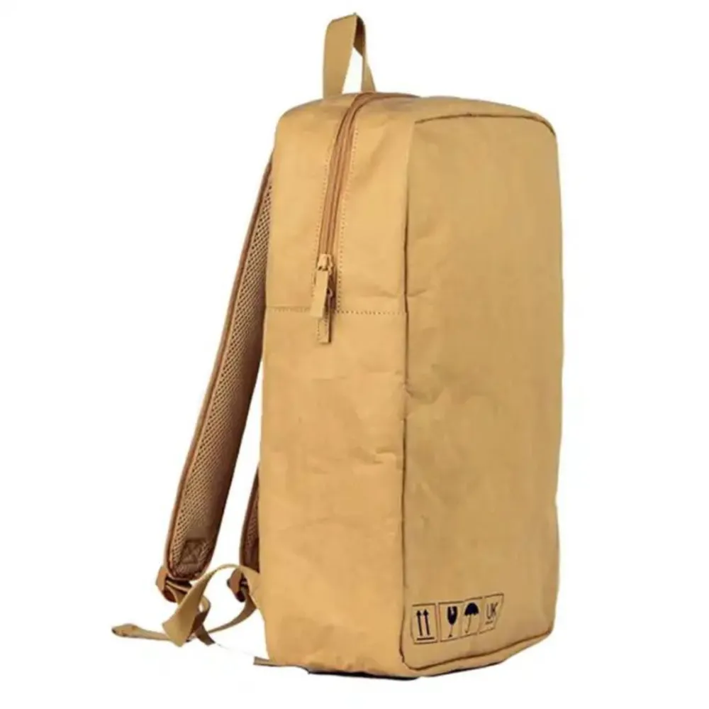 Eco Friendly Washable Kraft Paper Backpack  02