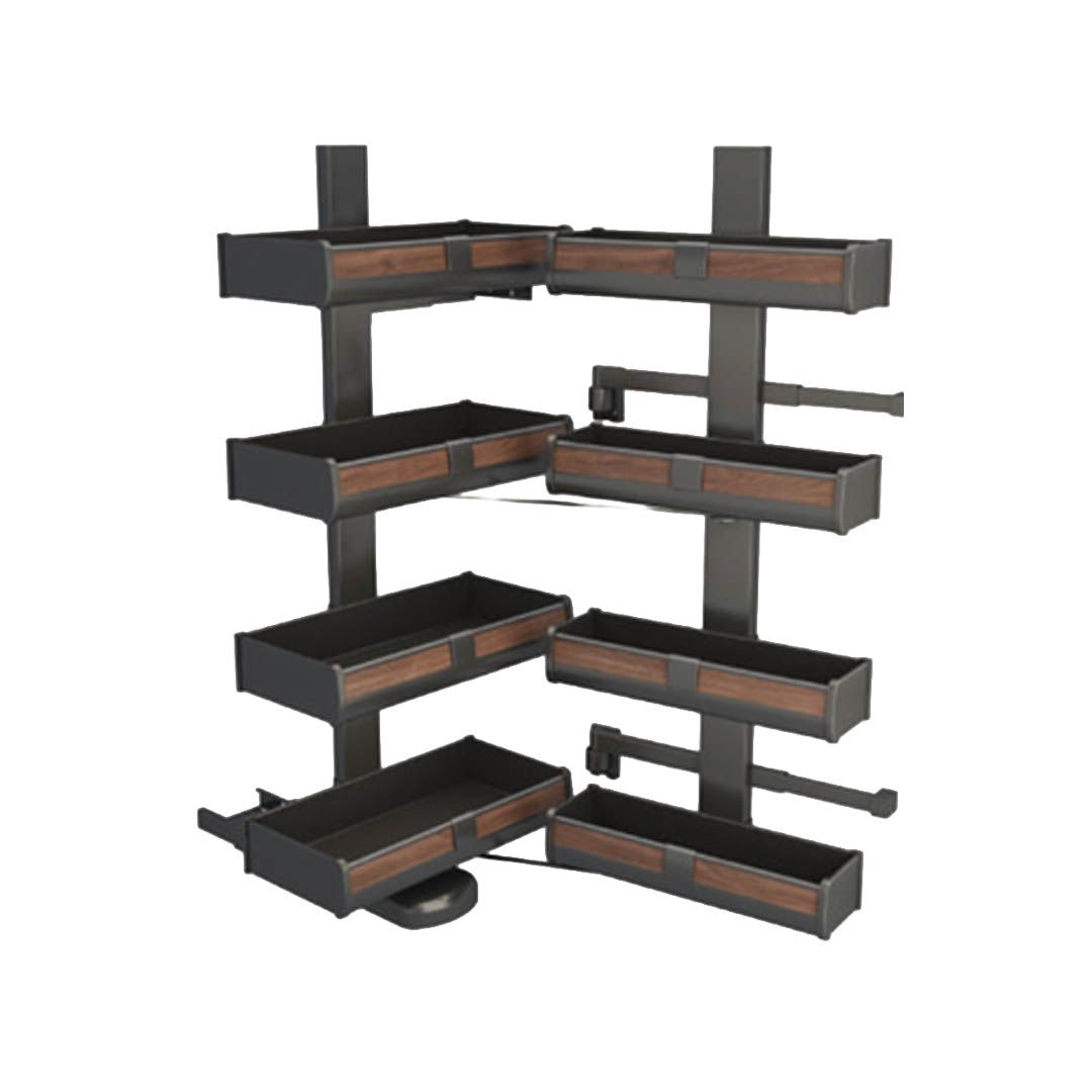 4-Tier Pull Out Basket #BLP-WR44SL-600-AT