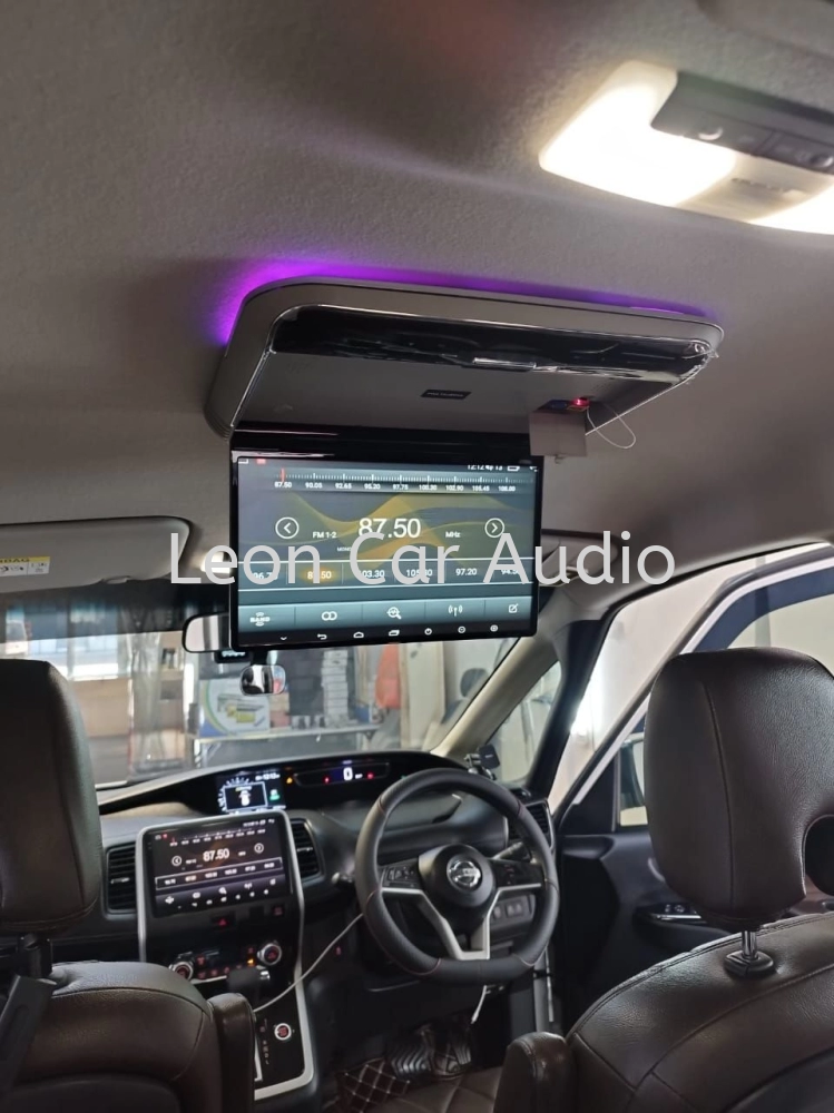 Nissan Serena c27 14" fhd hdmi usb mp4 roof led monitor