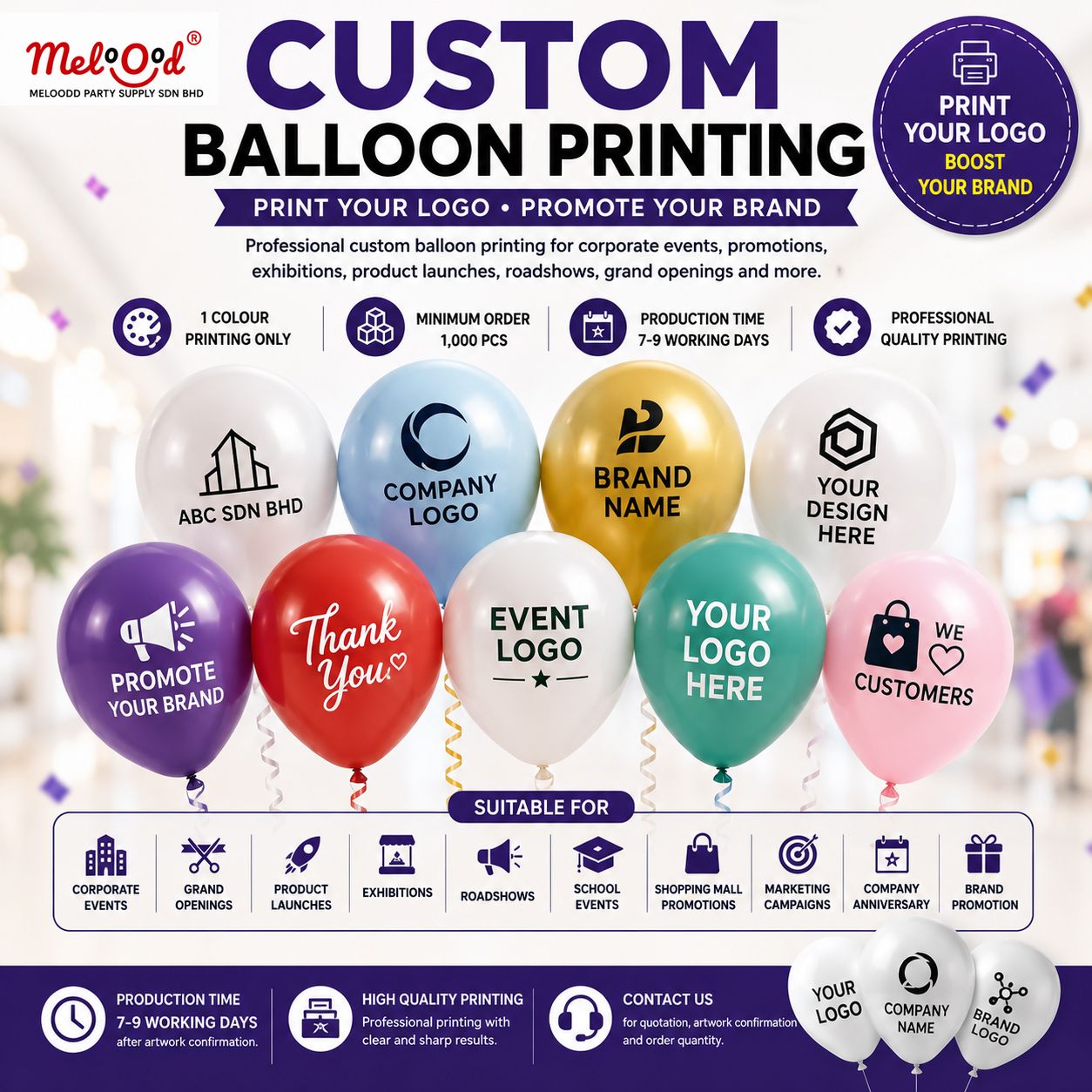 CUSTOM BALLOON PRINTING