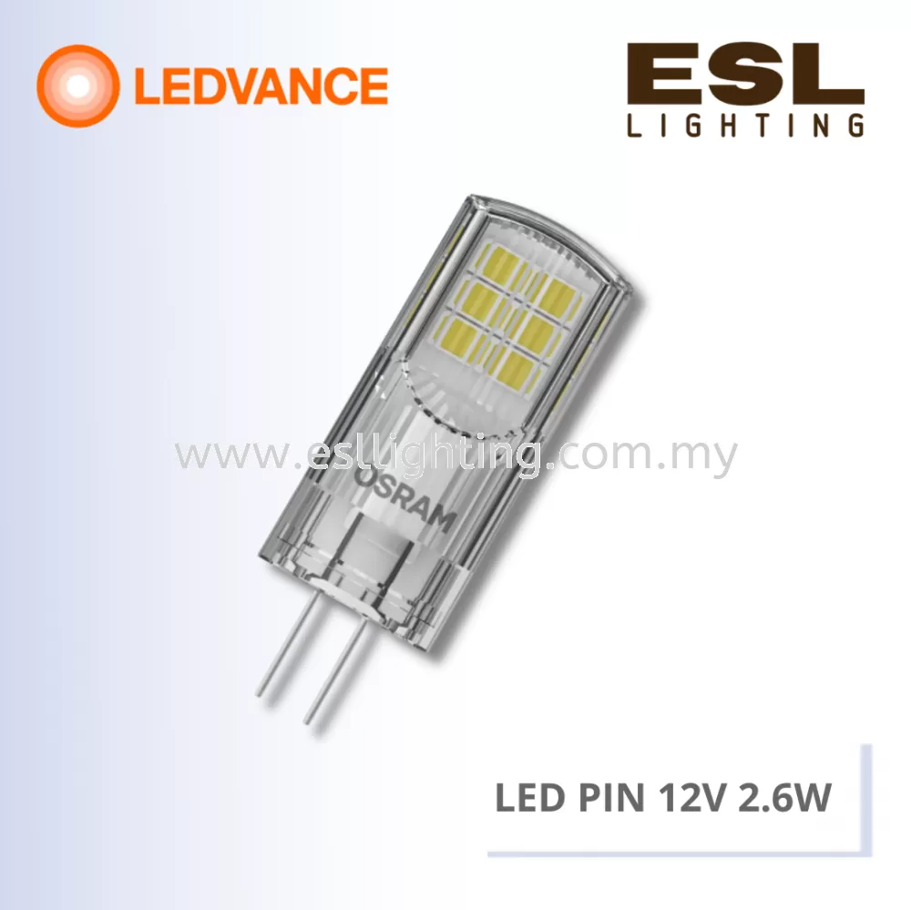 LEDVANCE LED PIN GY4 12V 2.6W
