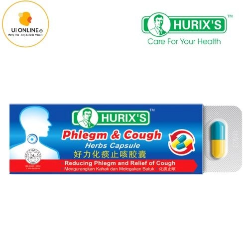 Hurix's Phlegm & Cough Herbs Capsule 6's