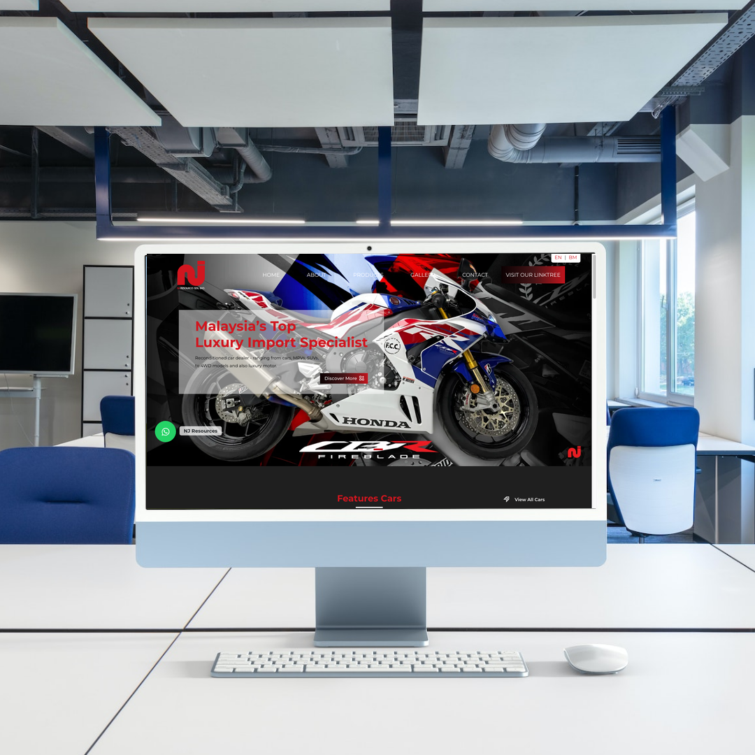 Imported Luxury Cars for Sale Selangor, Malaysia - NJ Cars Website Design & SEO Case Study | Recond Car Dealer in Kuala Lumpur
